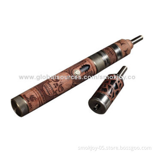 Smokjoy N Fire LA3/LA4 Wooden Atomizer Tank with 2.5mL Capacity, OEM Orders Available